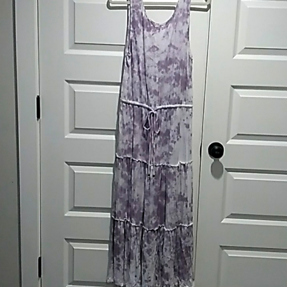 Knox Rose purple tie-dye dress